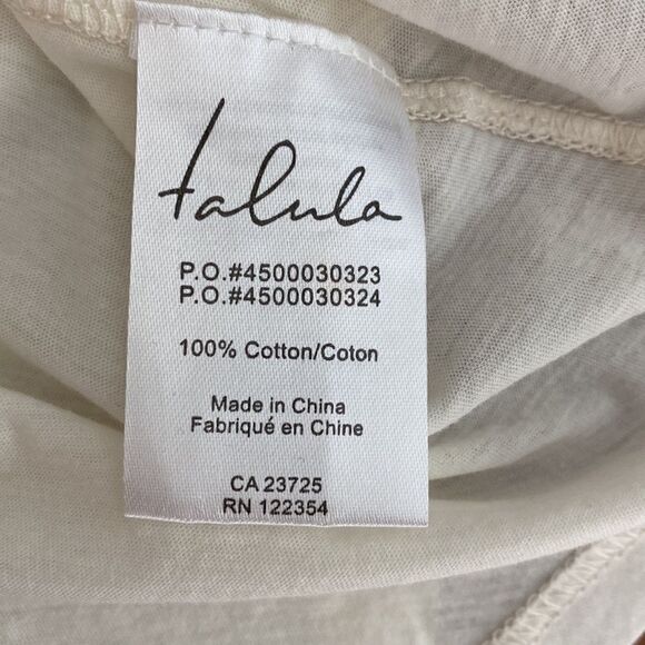 Aritzia Mercer off white short sleeve t-shirt size S - Picture 5 of 10